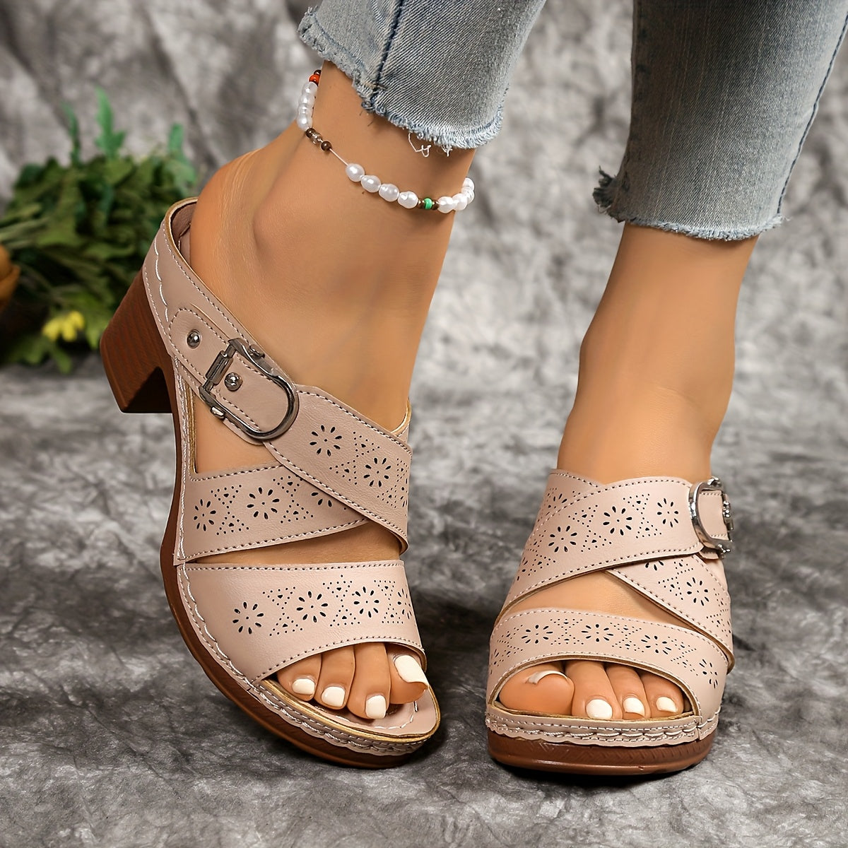 Luna | Sandalias de cuña cómodas