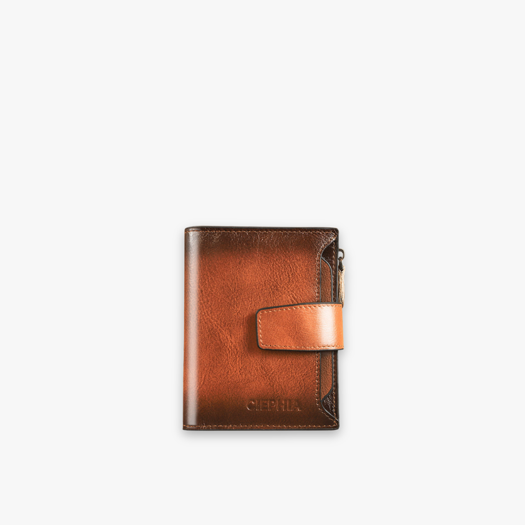 Ciephia Trifold Wallet in Caramel - Lync Nova