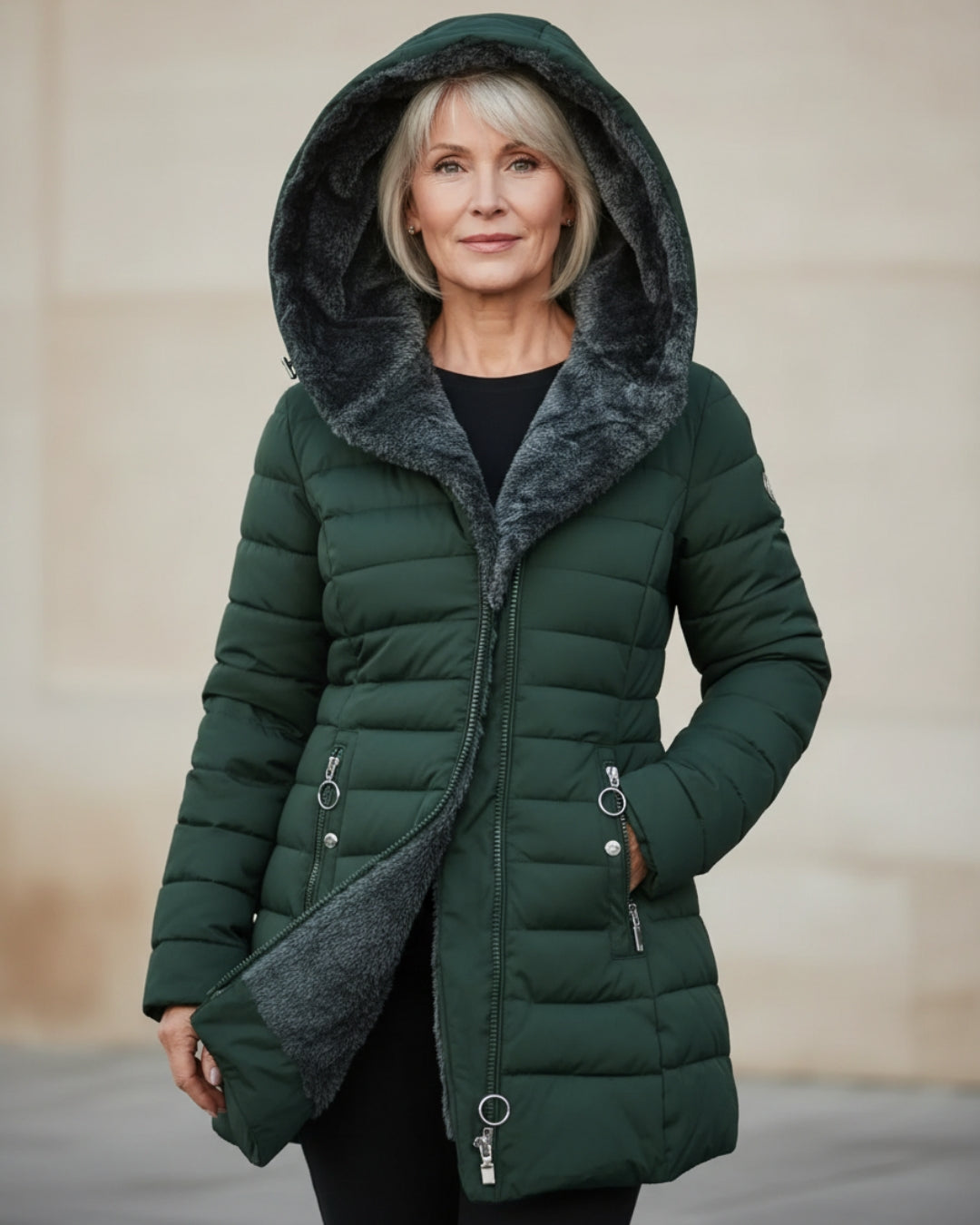 Marelle | Fleece Lined Puffer Coat