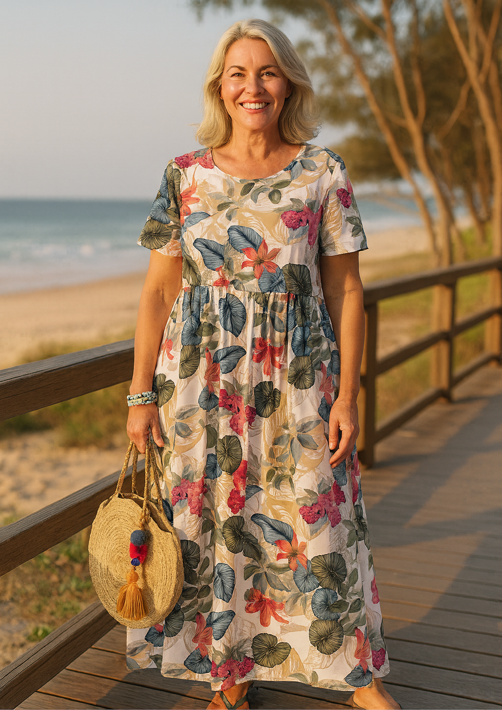 Masie | Breezy Floral Maxi Dress – Where Comfort Meets Confidence (S-5XL)