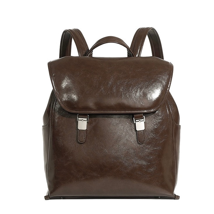Bronyx Atelier Leather Backpack in Classic Brown - Lync Nova