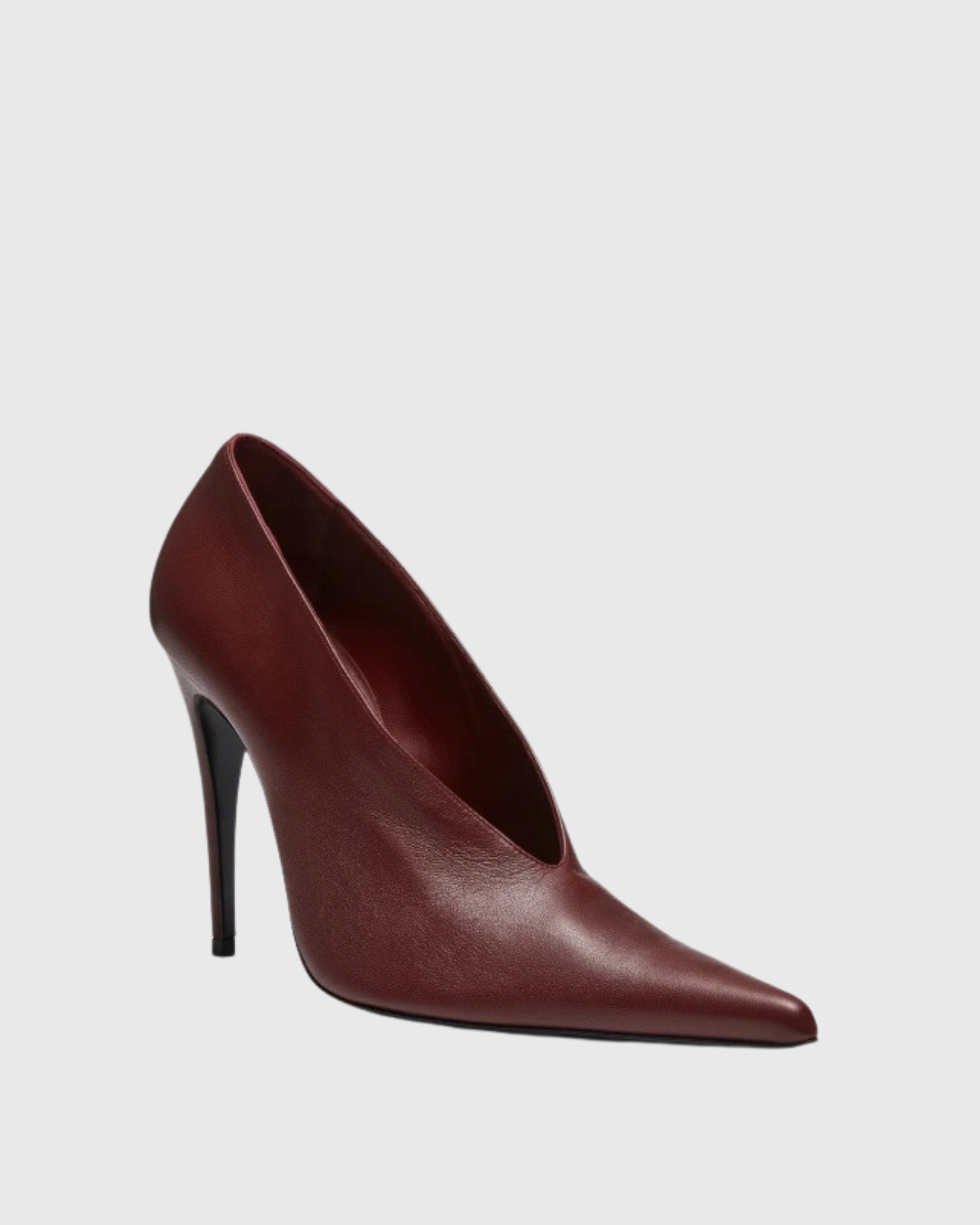 Isotta Faux Leather Pumps In Wine