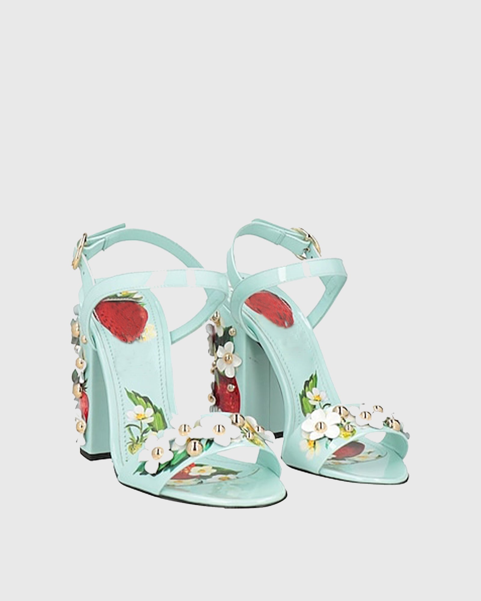 Loreto Strawberry Orchard Sandals In Green
