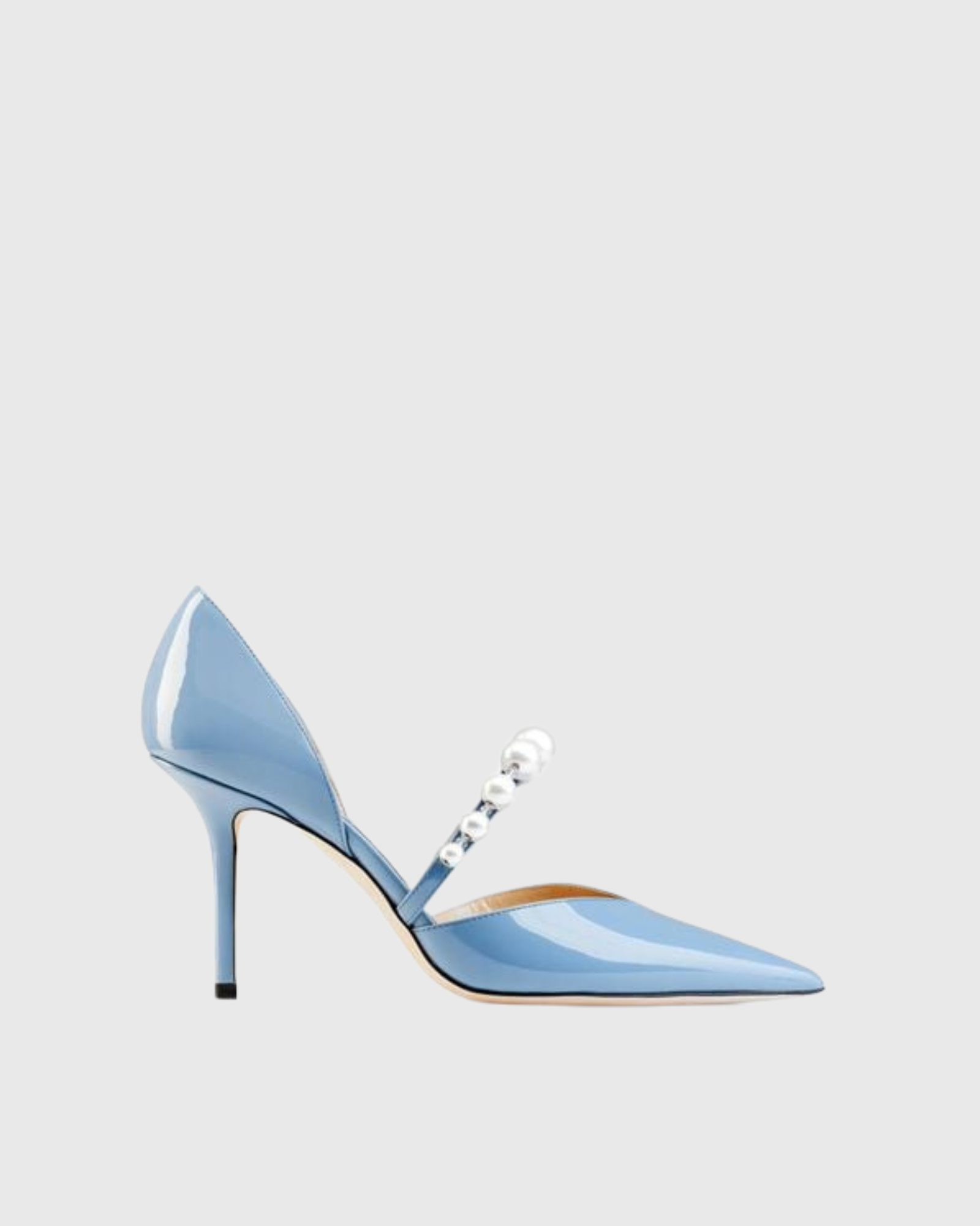 Yelena Pearl Strap Pumps In Blue