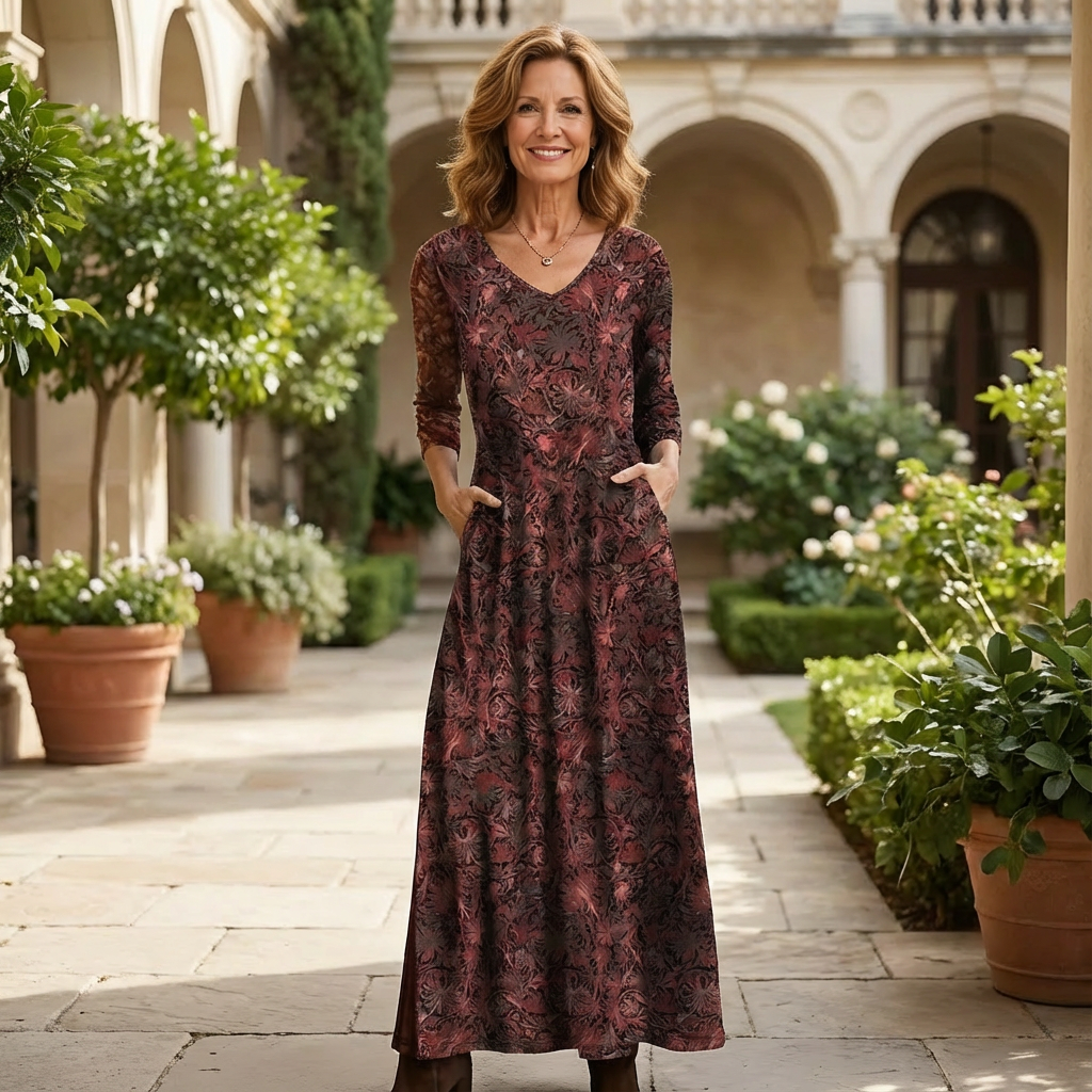 Kendal | Vestido maxi floral