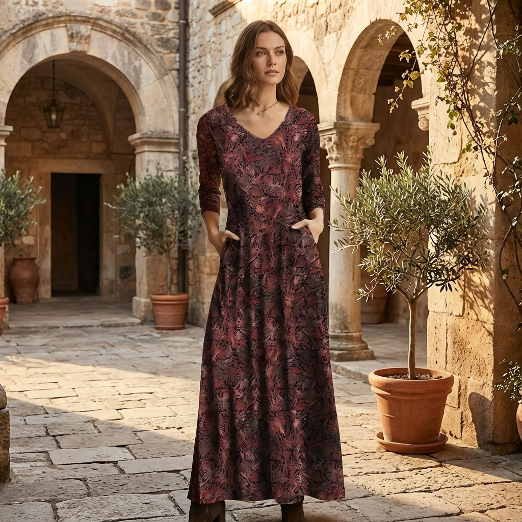 Kendal | Vestido maxi floral