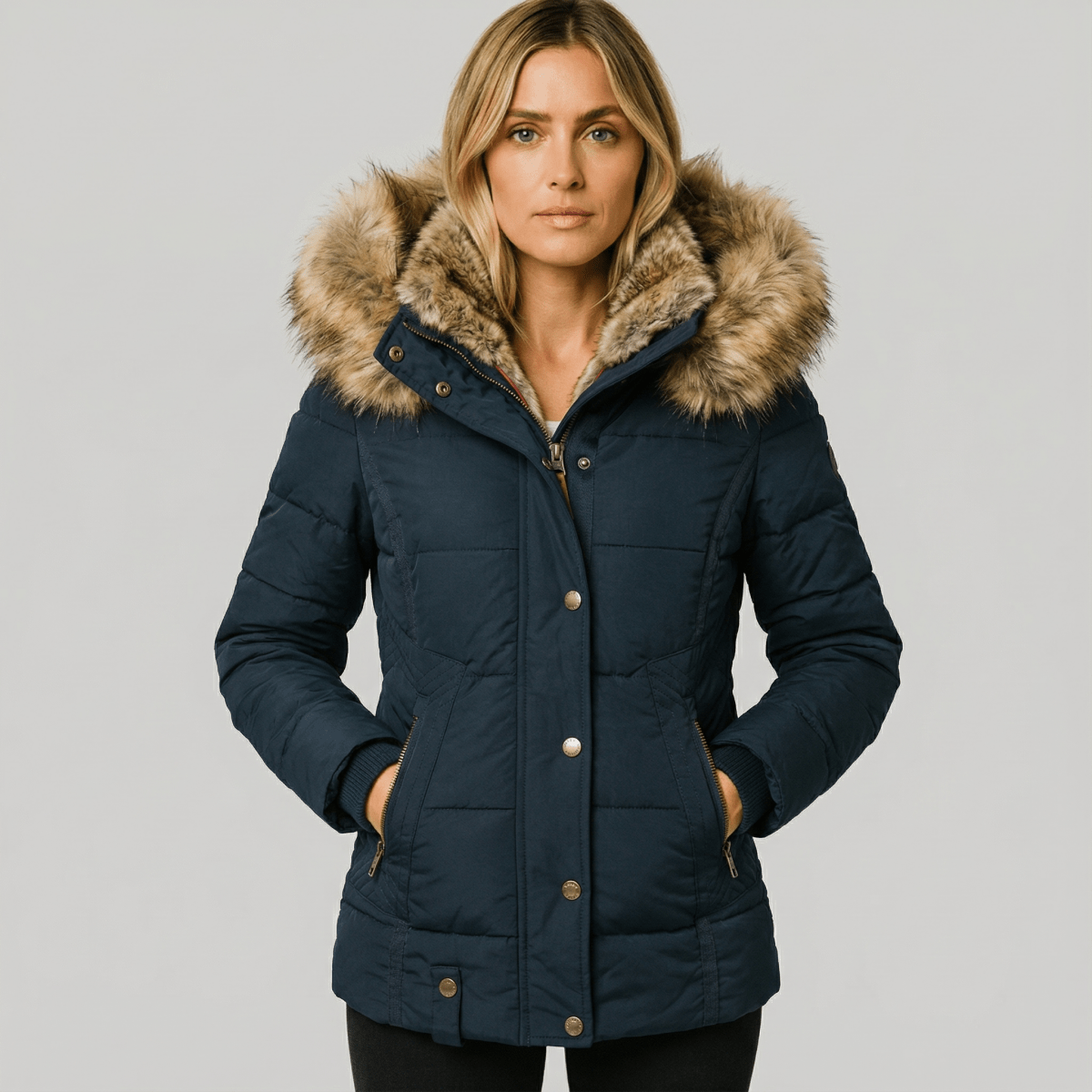 GRACE | COMFORTABLE WARM WINTER FUR JACKET